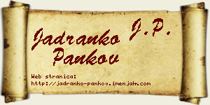 Jadranko Pankov vizit kartica